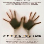 Affiche du spectacle Cendres sur les mains